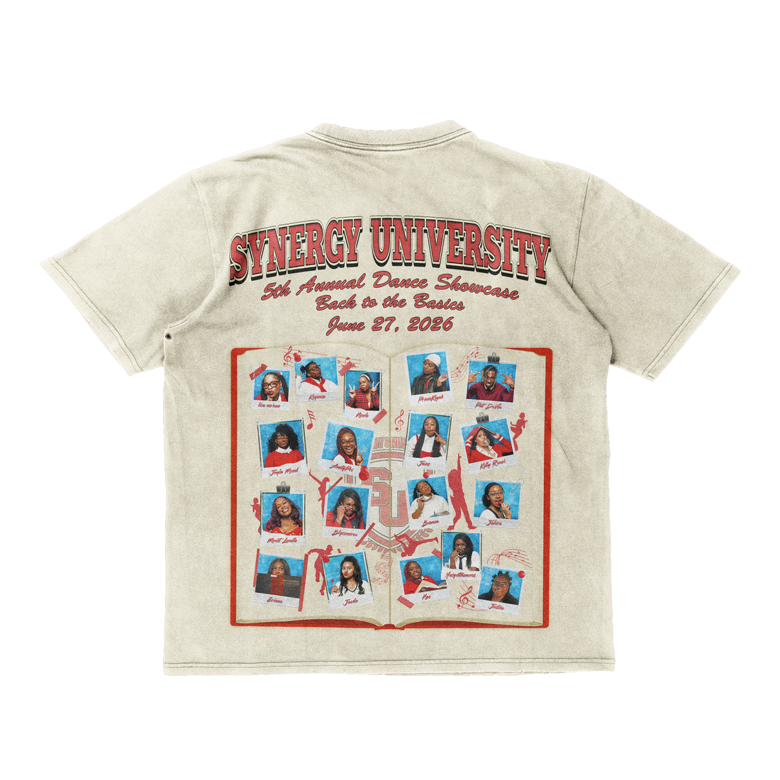 Pre-Order Synergy University Legacy Yearbook Tee — 5th Annual Dance Showcase Exclusive