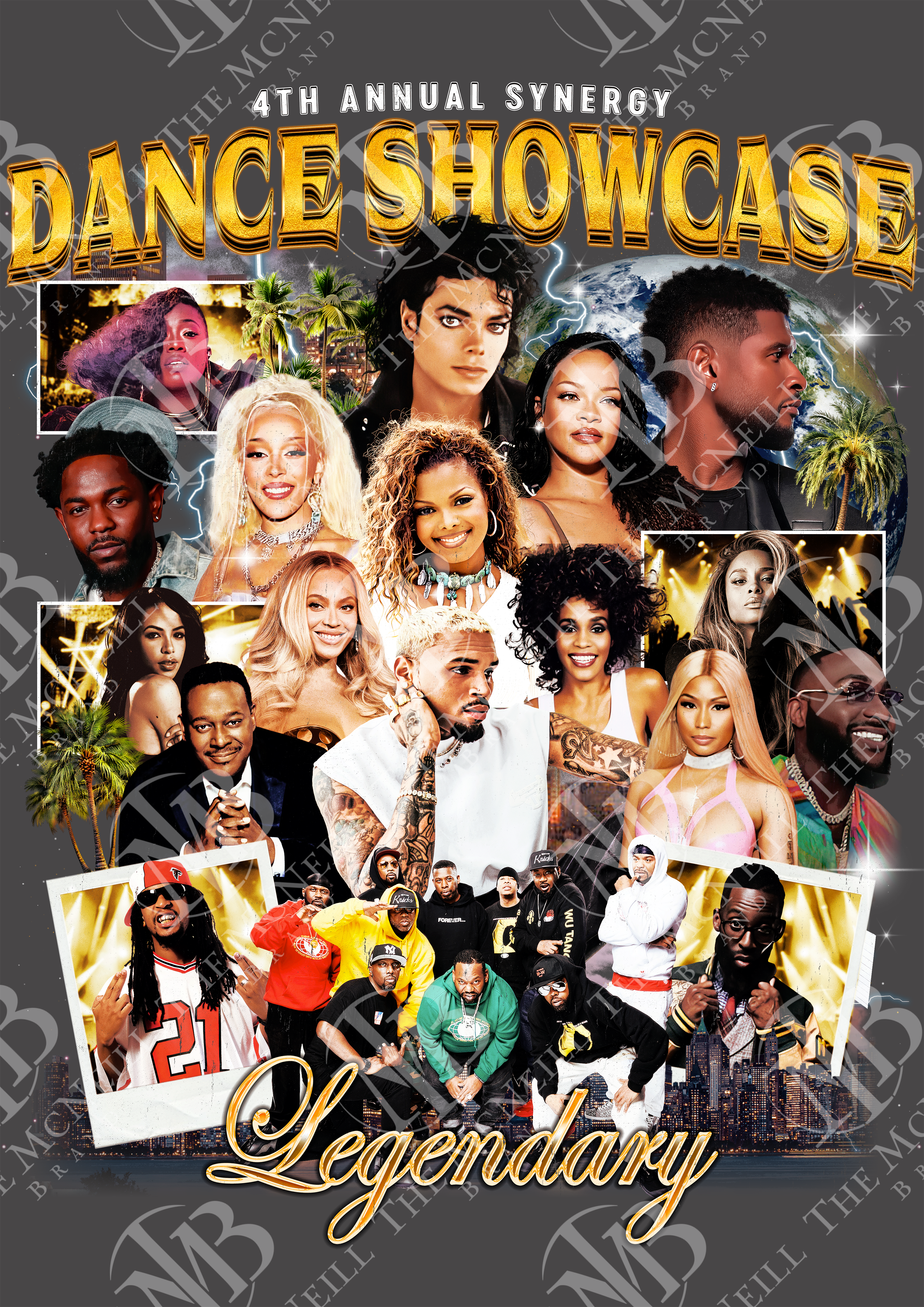 Pre-Order 4th Annual Synergy Dance Showcase Tee – “Legendary” Edition