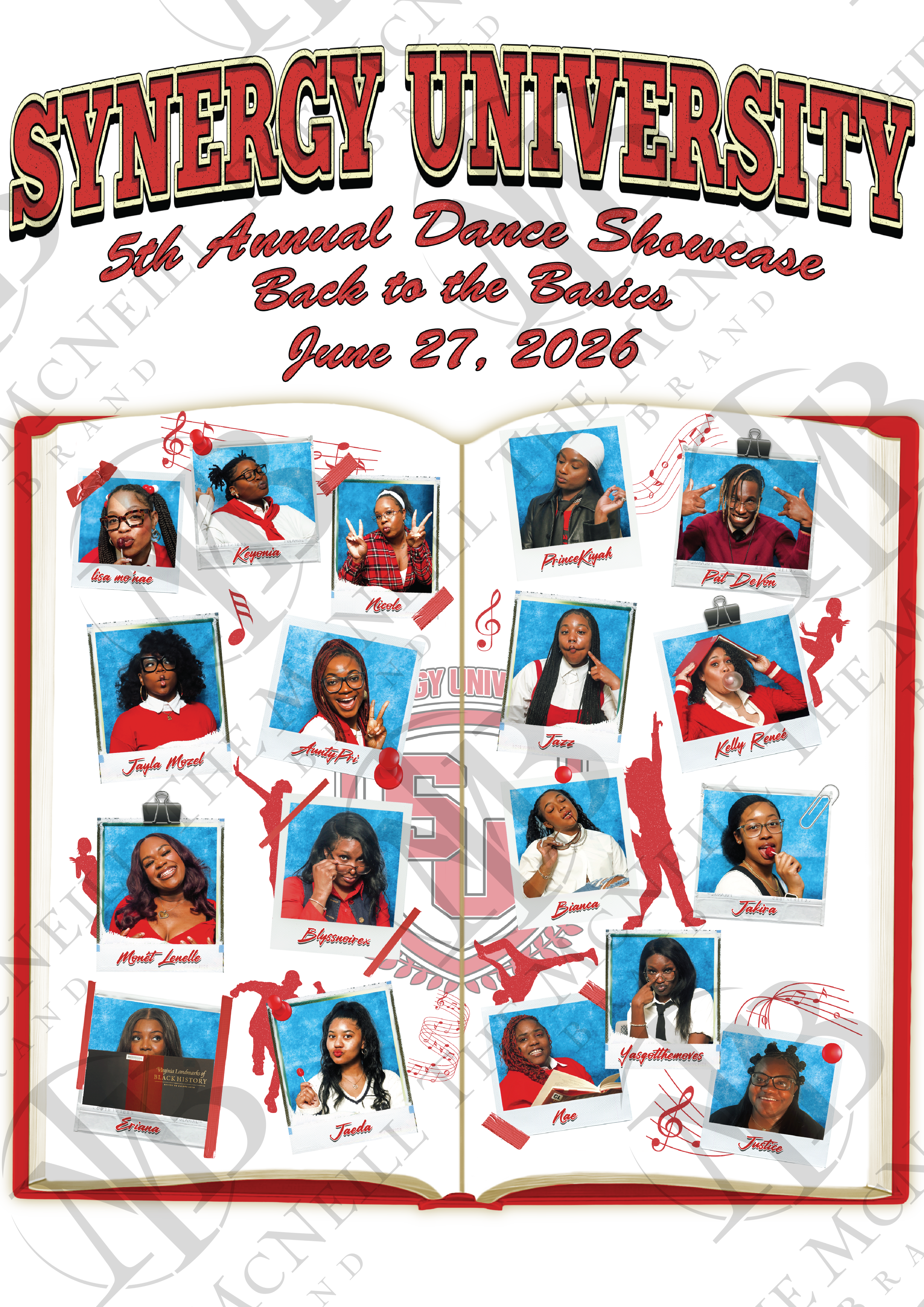 Pre-Order Synergy University Legacy Yearbook Tee — 5th Annual Dance Showcase Exclusive