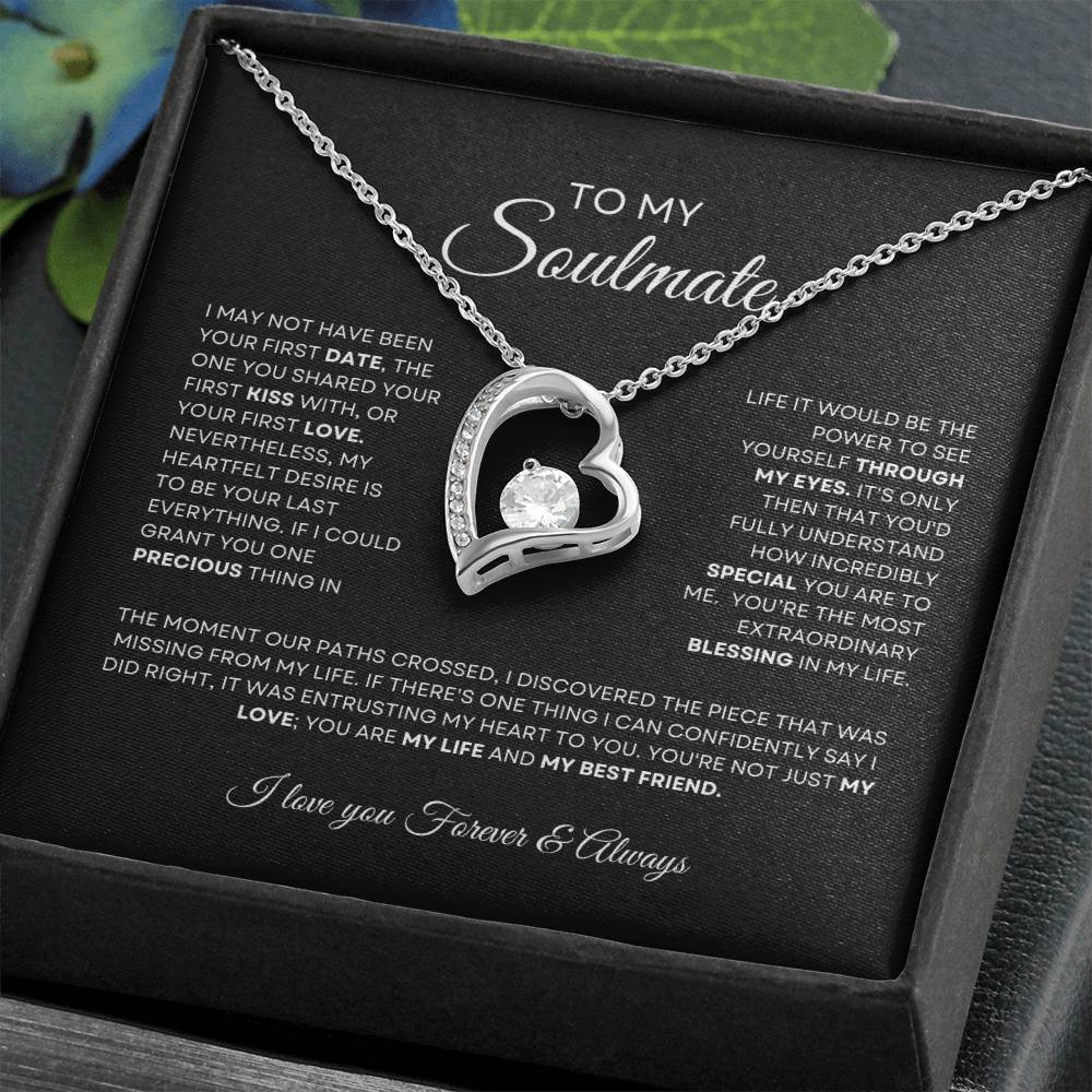 To My Soulmate Forever Love Necklace