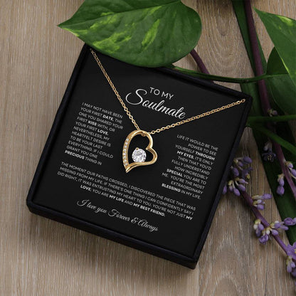 To My Soulmate Forever Love Necklace